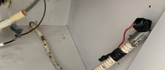 Can a conduit run underneath a doorway like this? : r/electricians